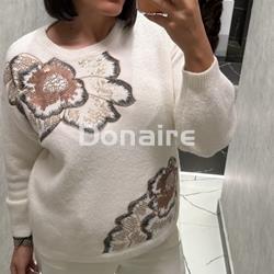 Jersey crudo flores fantasía NKN - Imagen 2