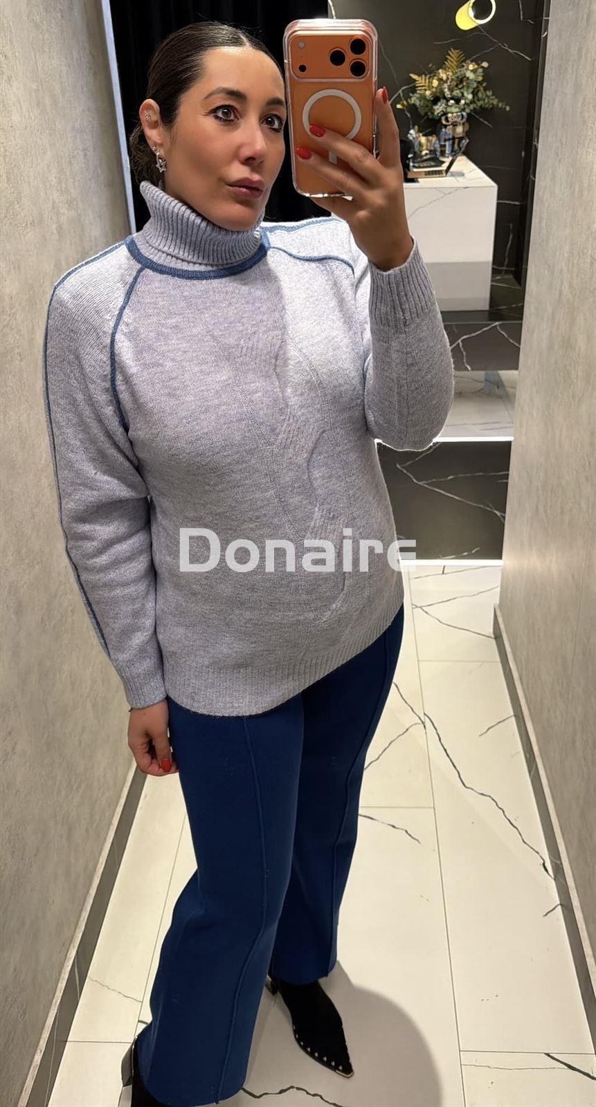 Jersey cuello vuelto azul WNT - Imagen 2