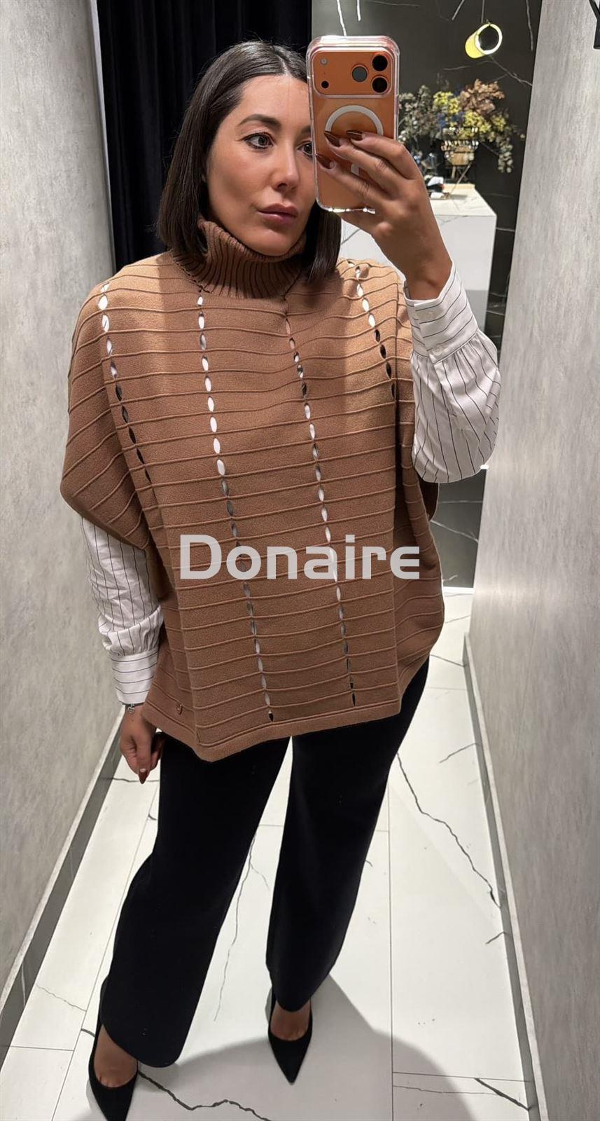 Jersey cuello vuelto tipo poncho Lolita - Imagen 1