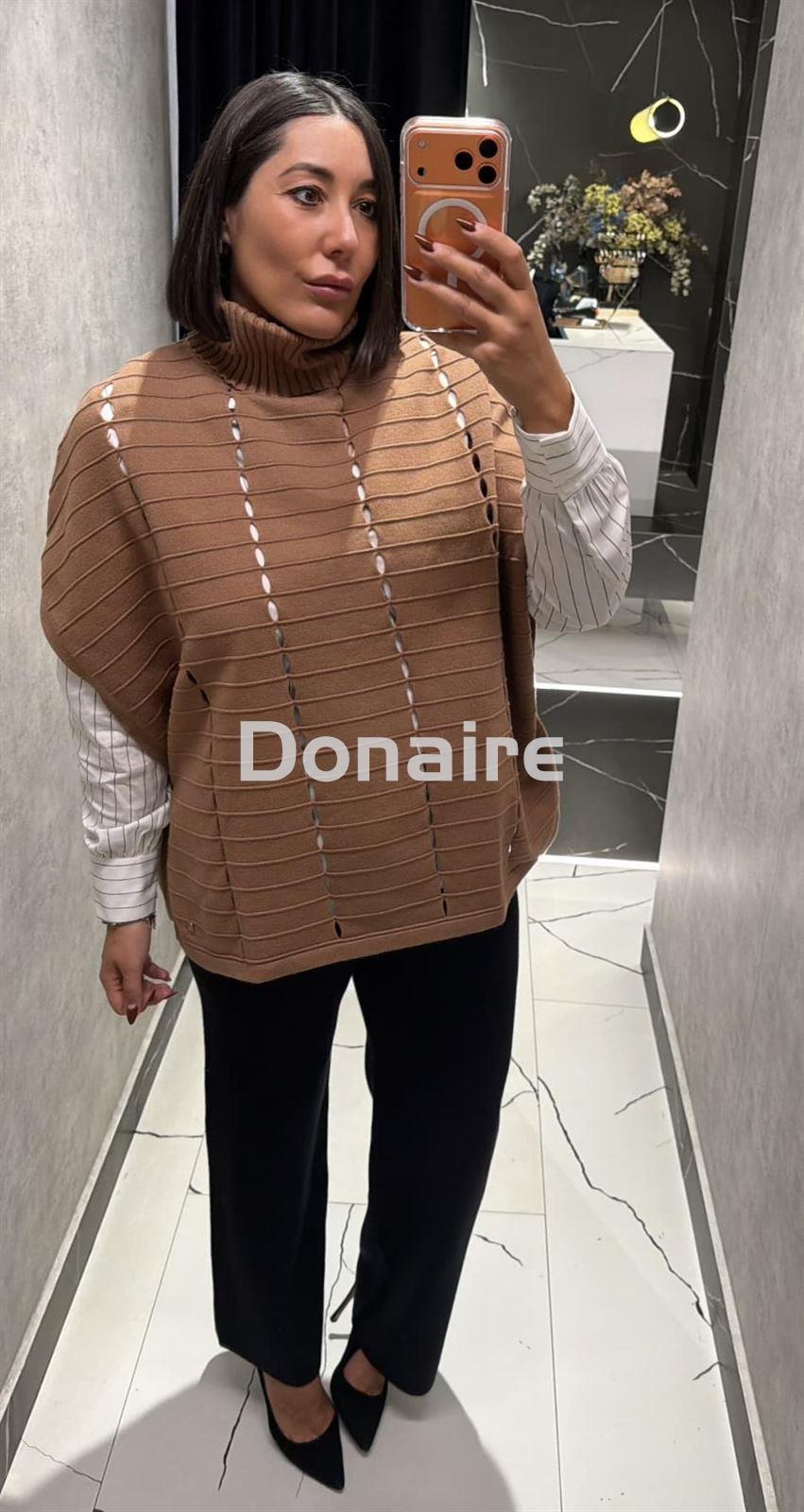 Jersey cuello vuelto tipo poncho Lolita - Imagen 2