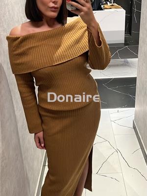 Jersey de cuello barco drapeado L’CECCI - Imagen 2