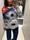 Jersey dibujo jacquard gris azul rojo WNT - Imagen 2