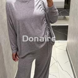 Jersey gris frunce Lolita - Imagen 1