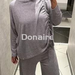 Jersey gris frunce Lolita - Imagen 2