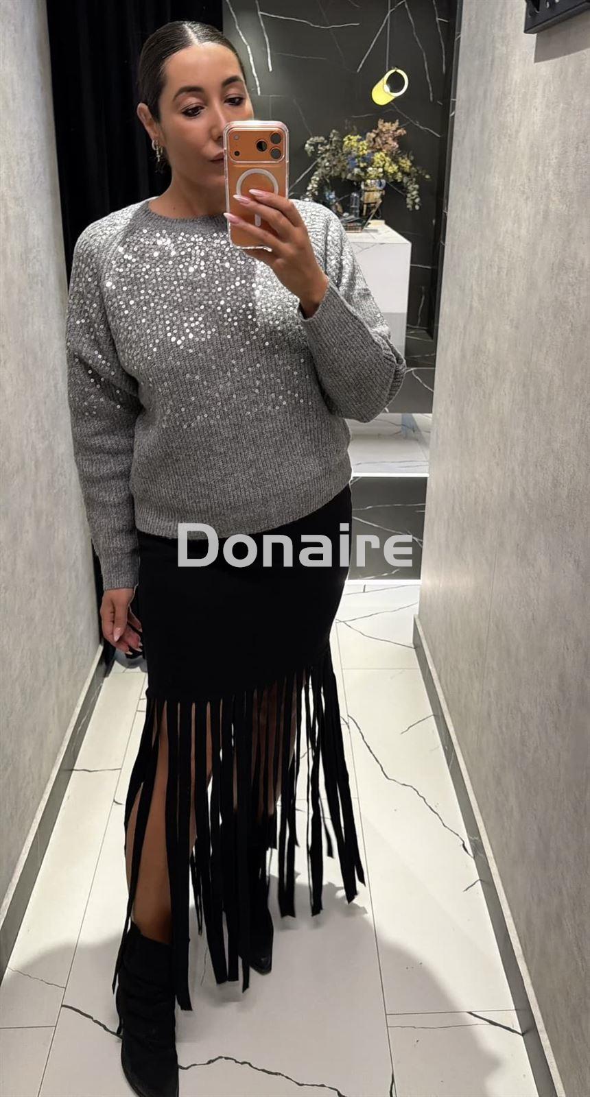 Jersey gris lentejuelas Phard - Imagen 4