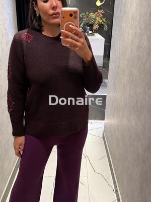 Jersey marrón bordado WNT - Imagen 2