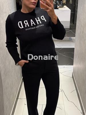 Jersey negro logotipado Phard - Imagen 1