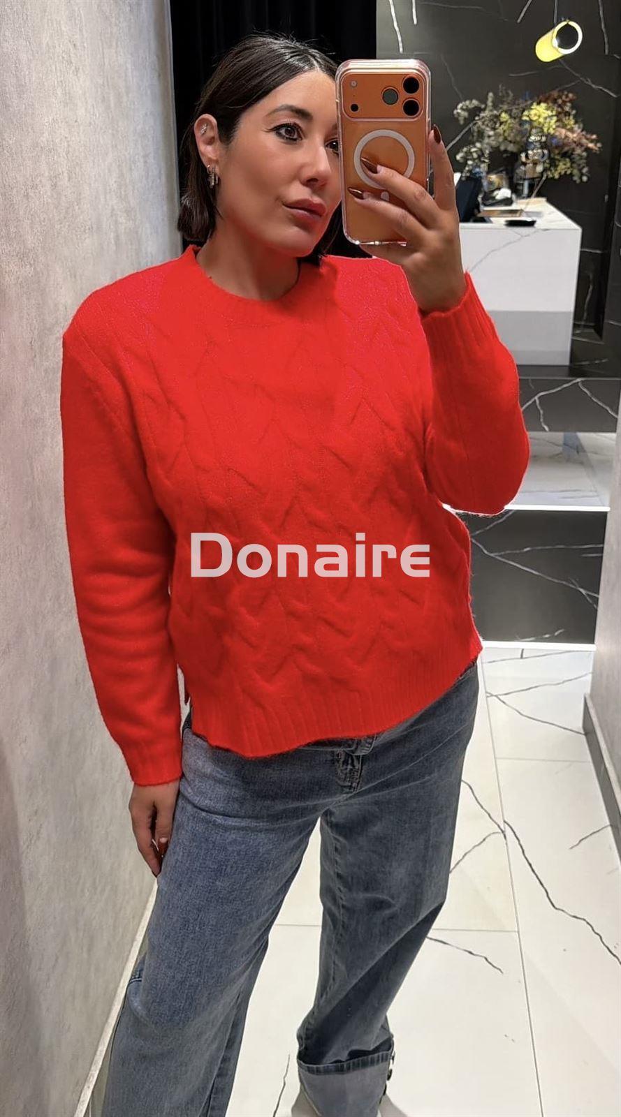 Jersey rojo trenzado WNT - Imagen 3