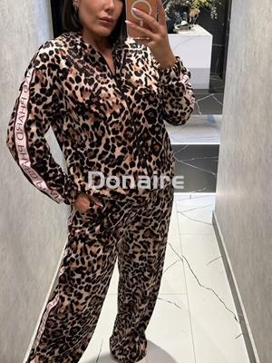 Jogger animal print terciopelo Phard - Imagen 1