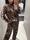Jogger animal print terciopelo Phard - Imagen 1
