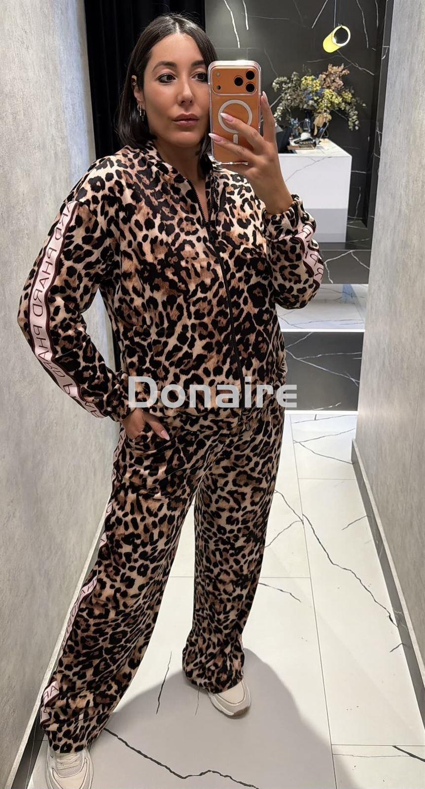 Jogger animal print terciopelo Phard - Imagen 4