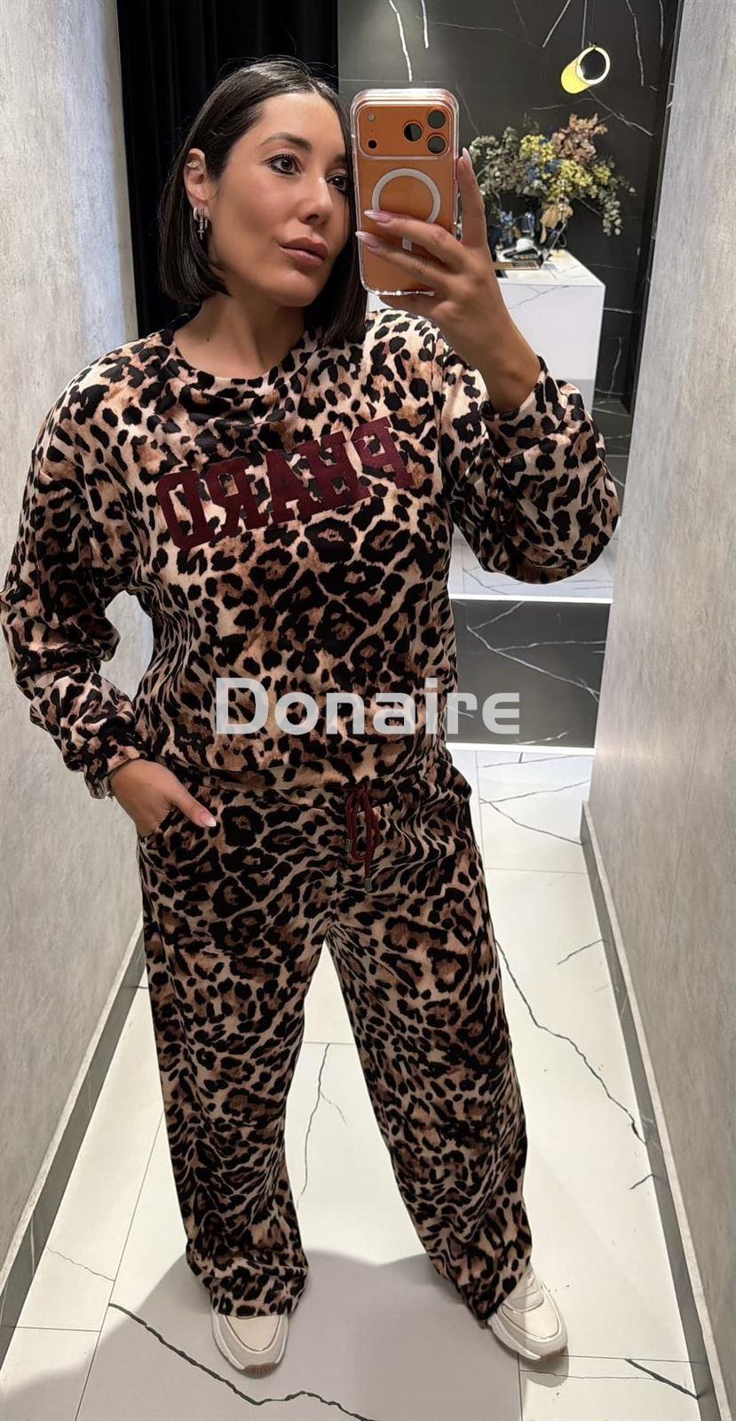 Jogger animal print terciopelo Phard - Imagen 6