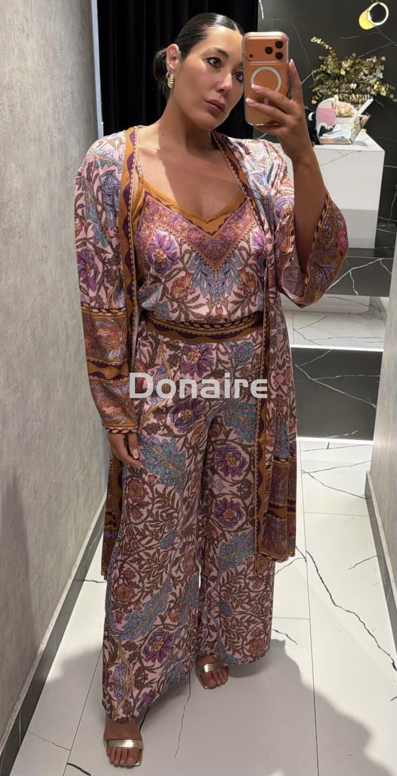 Kimono estampado floral NKN - Imagen 3
