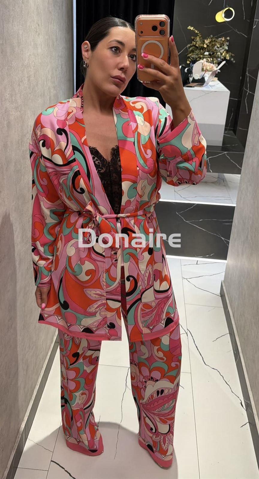 Kimono multicolor Koralline - Imagen 3