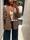 Maxi blazer cuadros y osito Dixie - Imagen 1