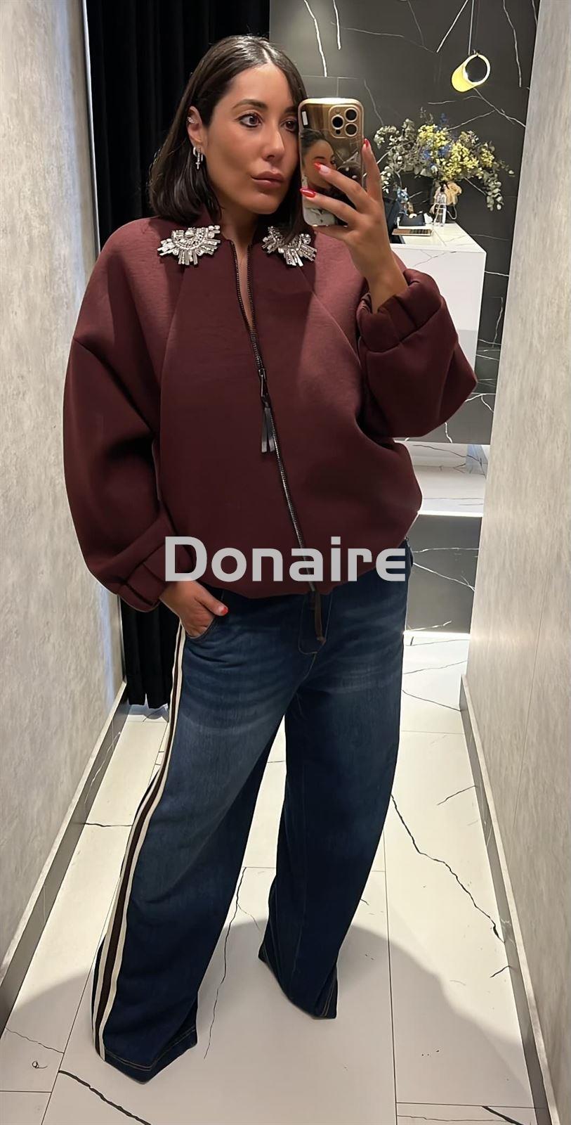 Maxi bomber neopreno granate Dixie - Imagen 1