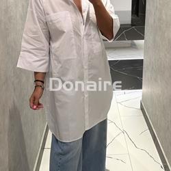 Maxi camisa o vestido camisero blanco WNT - Imagen 2