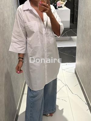 Maxi camisa o vestido camisero blanco WNT - Imagen 2