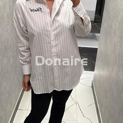 Maxi camisa rayas mensaje Phard - Imagen 2