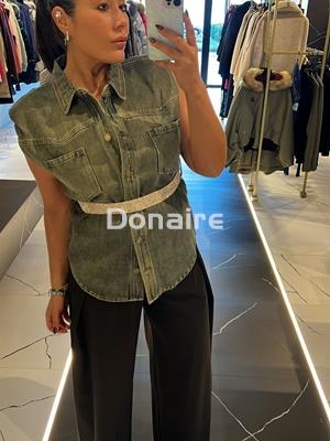 Maxi chaleco vaquero Goa Goa - Imagen 1