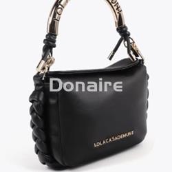 Mini bandolera 1981 negra Lola Casademunt - Imagen 1