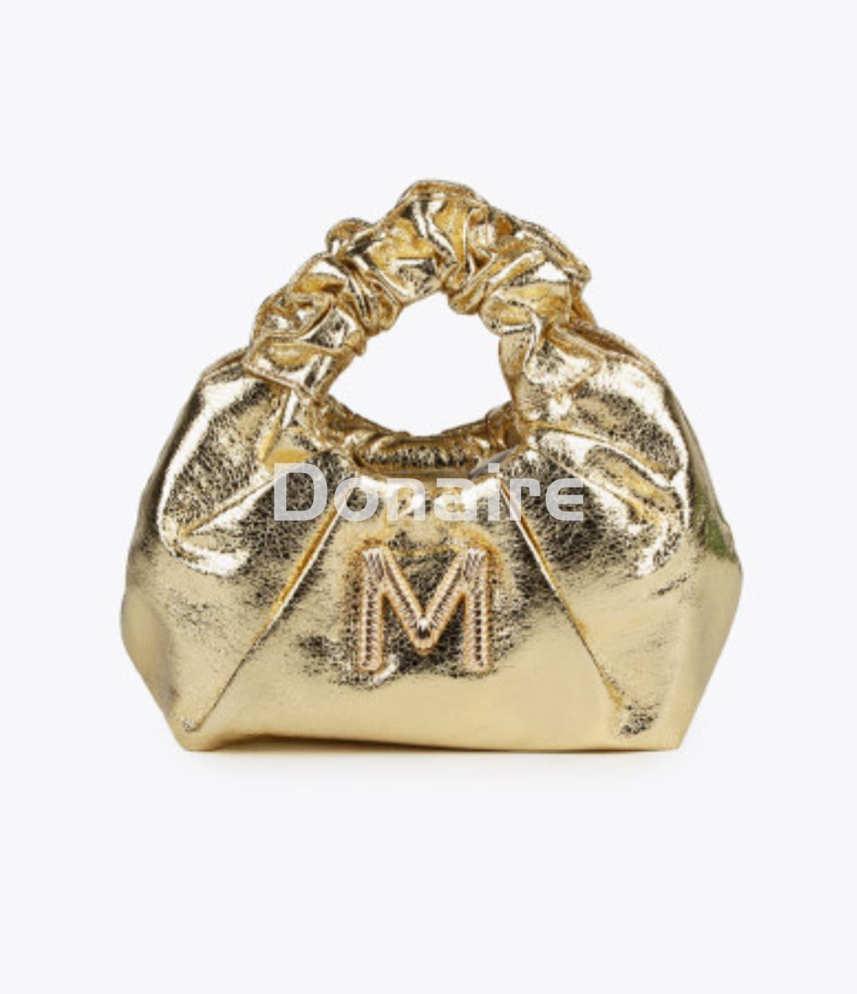 Mini bolso metalizado dorado - Imagen 2