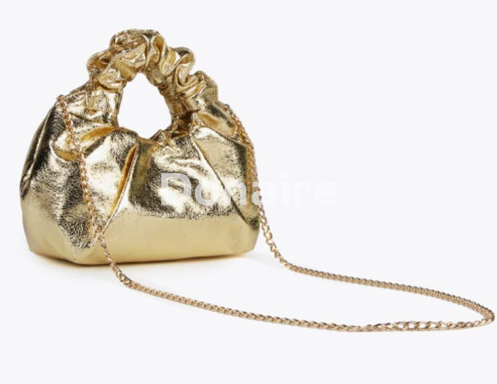 Mini bolso metalizado dorado - Imagen 3