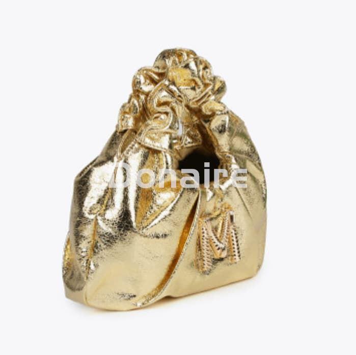 Mini bolso metalizado dorado - Imagen 4