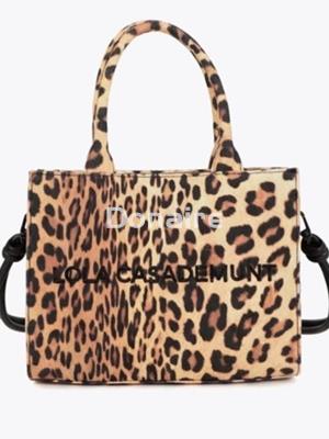 Mini shopper animal print Lola Casademunt - Imagen 1
