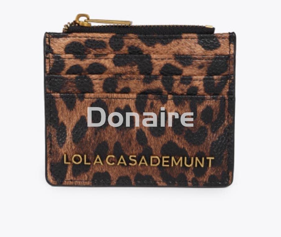 Monedero tarjetero animal print Lola Casademunt - Imagen 1