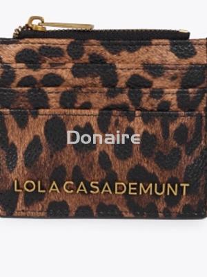 Monedero tarjetero animal print Lola Casademunt - Imagen 1