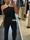 Mono negro cuello camisa Phard - Imagen 1