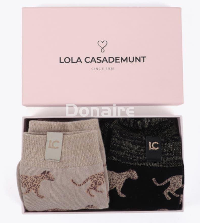 Pack de calcetines estampado leopardos Lola Casademunt - Imagen 1