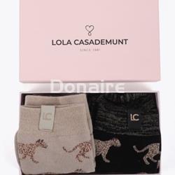Pack de calcetines estampado leopardos Lola Casademunt - Imagen 1