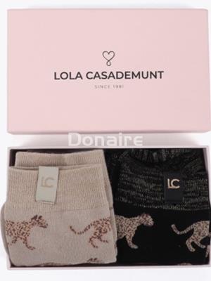 Pack de calcetines estampado leopardos Lola Casademunt - Imagen 1
