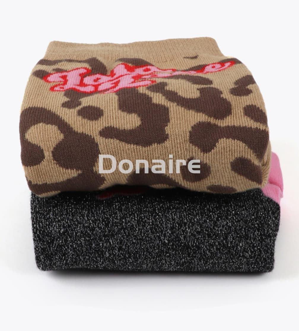 Pack de calcetines lurex y animal print Lola Casademunt - Imagen 3