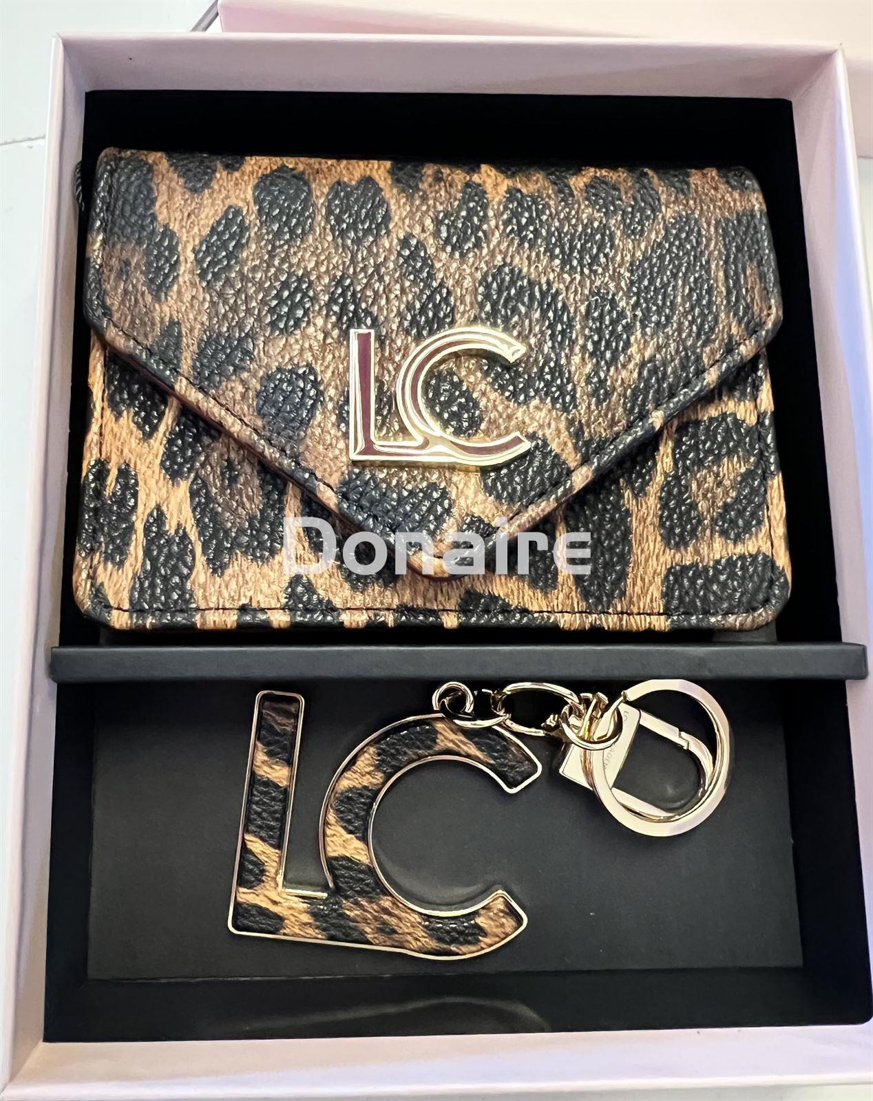 Pack monedero y llavero LC animal print Lola Casademunt - Imagen 1