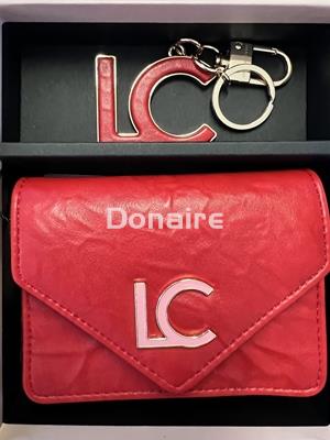 Pack monedero y llavero LC rojo y rosa Lola Casademunt - Imagen 1