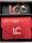 Pack monedero y llavero LC rojo y rosa Lola Casademunt - Imagen 1