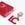 Pack monedero y llavero LC rojo y rosa Lola Casademunt - Imagen 2