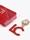 Pack monedero y llavero LC rojo y rosa Lola Casademunt - Imagen 2