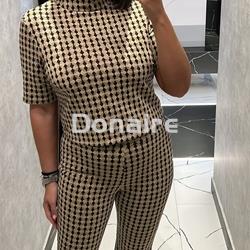 Pantalón acampanado jacquard Goa Goa - Imagen 1