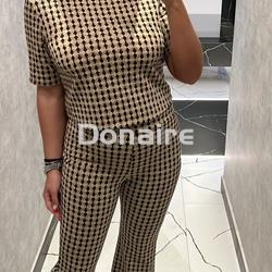 Pantalón acampanado jacquard Goa Goa - Imagen 2