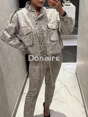 Pantalón animal print BSB - Imagen 1