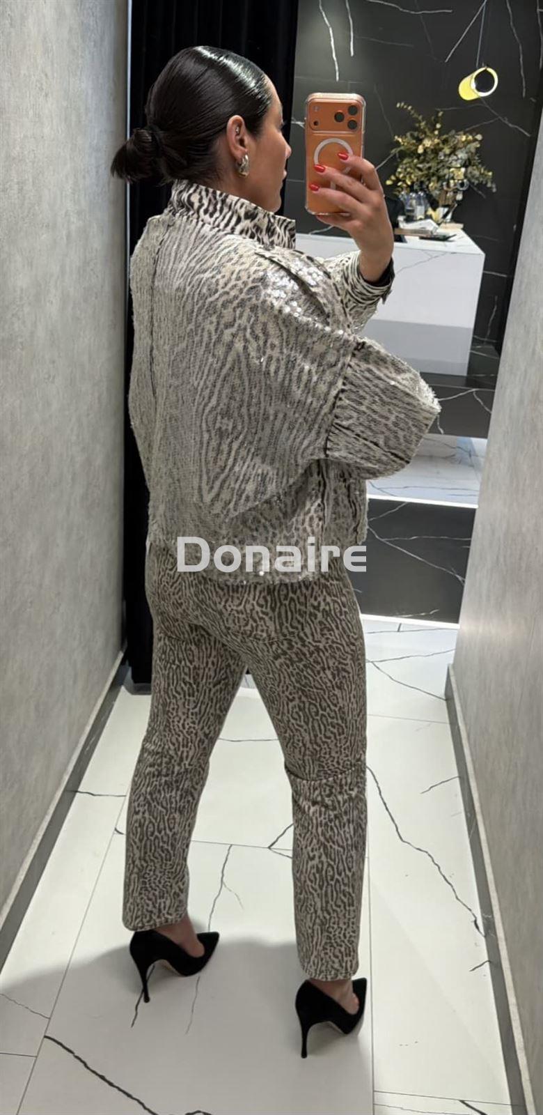 Pantalón animal print BSB - Imagen 3