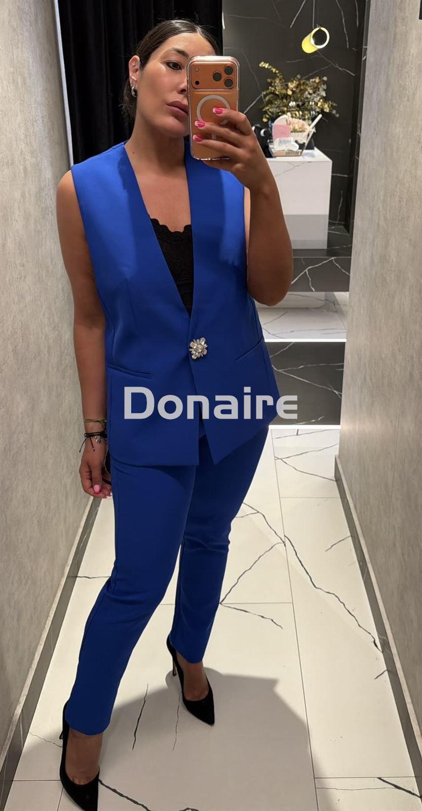 Pantalón azul eléctrico Koralline - Imagen 1