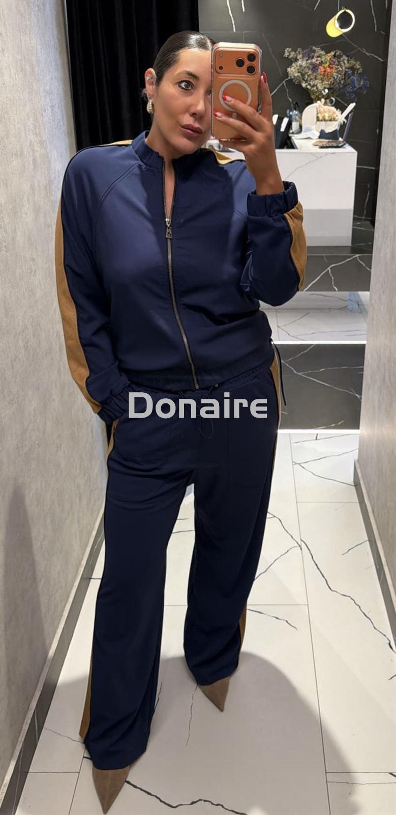 Pantalón azul marino estilo jogger Open - Imagen 3