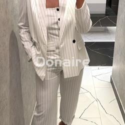 Pantalón blanco raya diplomática Phard - Imagen 1