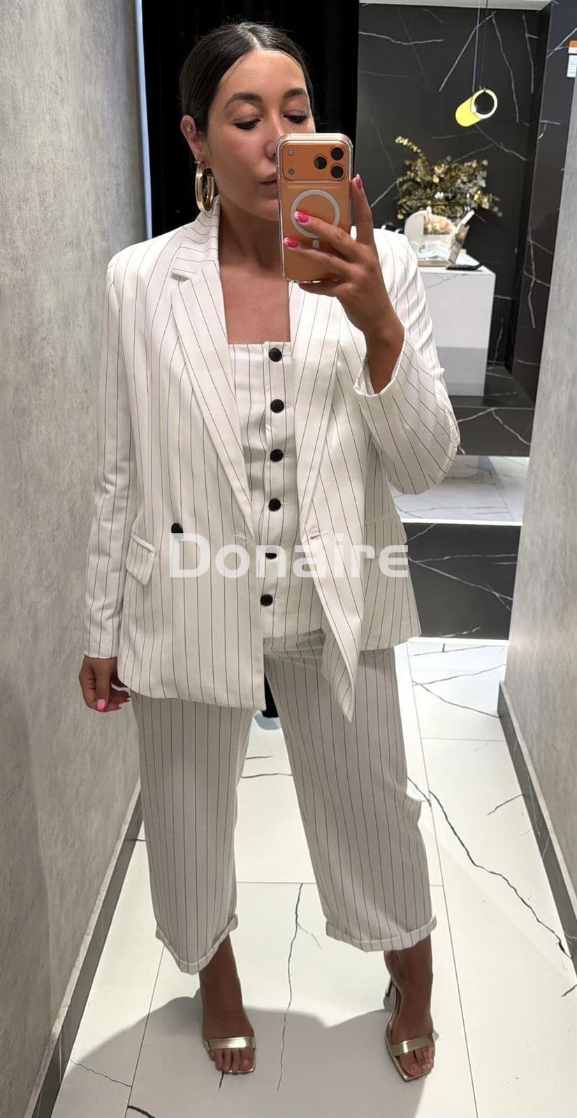 Pantalón blanco raya diplomática Phard - Imagen 2