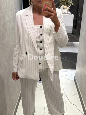 Pantalón blanco raya diplomática Phard - Imagen 2